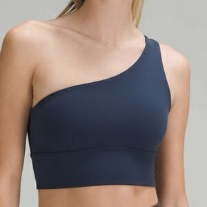 Lululemon Align Asymmetrical Bra Size 12 Navy